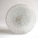 Embossed glass ceiling light