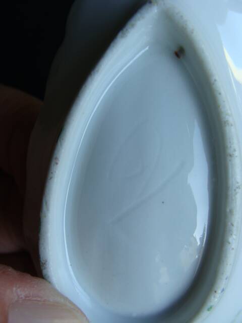 Coupelle porcelaine coquillage / huitre