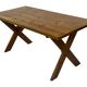 Vintage Dining Table Pinewood 60's Minimalist Dining Table