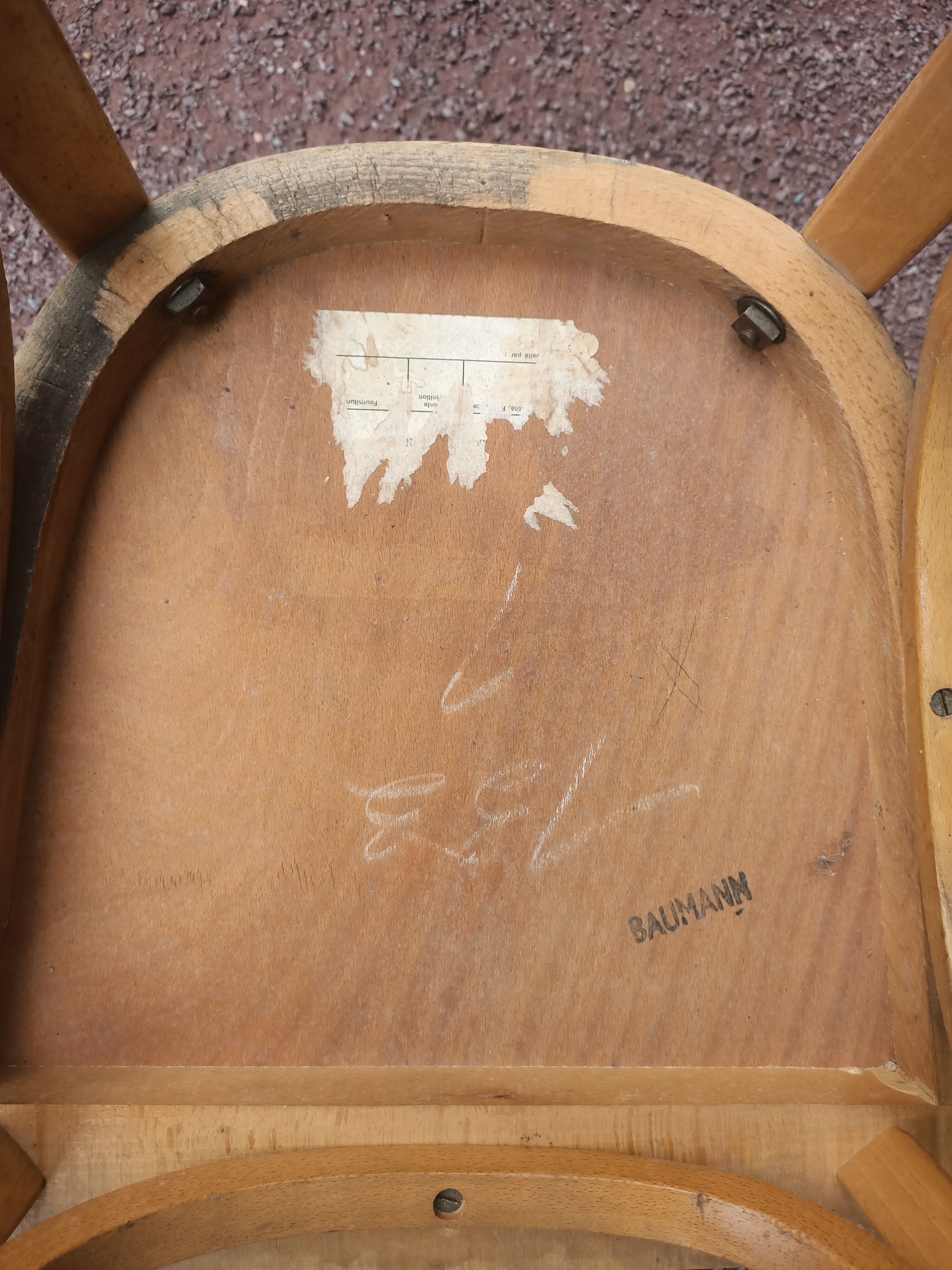 Set of Baumann bistro chairs