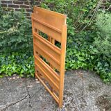 Vintage folding bookseller shelf