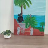 Canvas "Paseo Cubana On the trails of Trinidad"