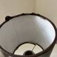Vintage Chrome and Leatherette Lamp Base Roche Bobois 1975