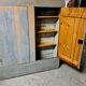 cabinet folk art wood painted original, around 1900