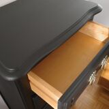 Vintage black chest of drawers