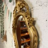 Louis XV style gilded mirror