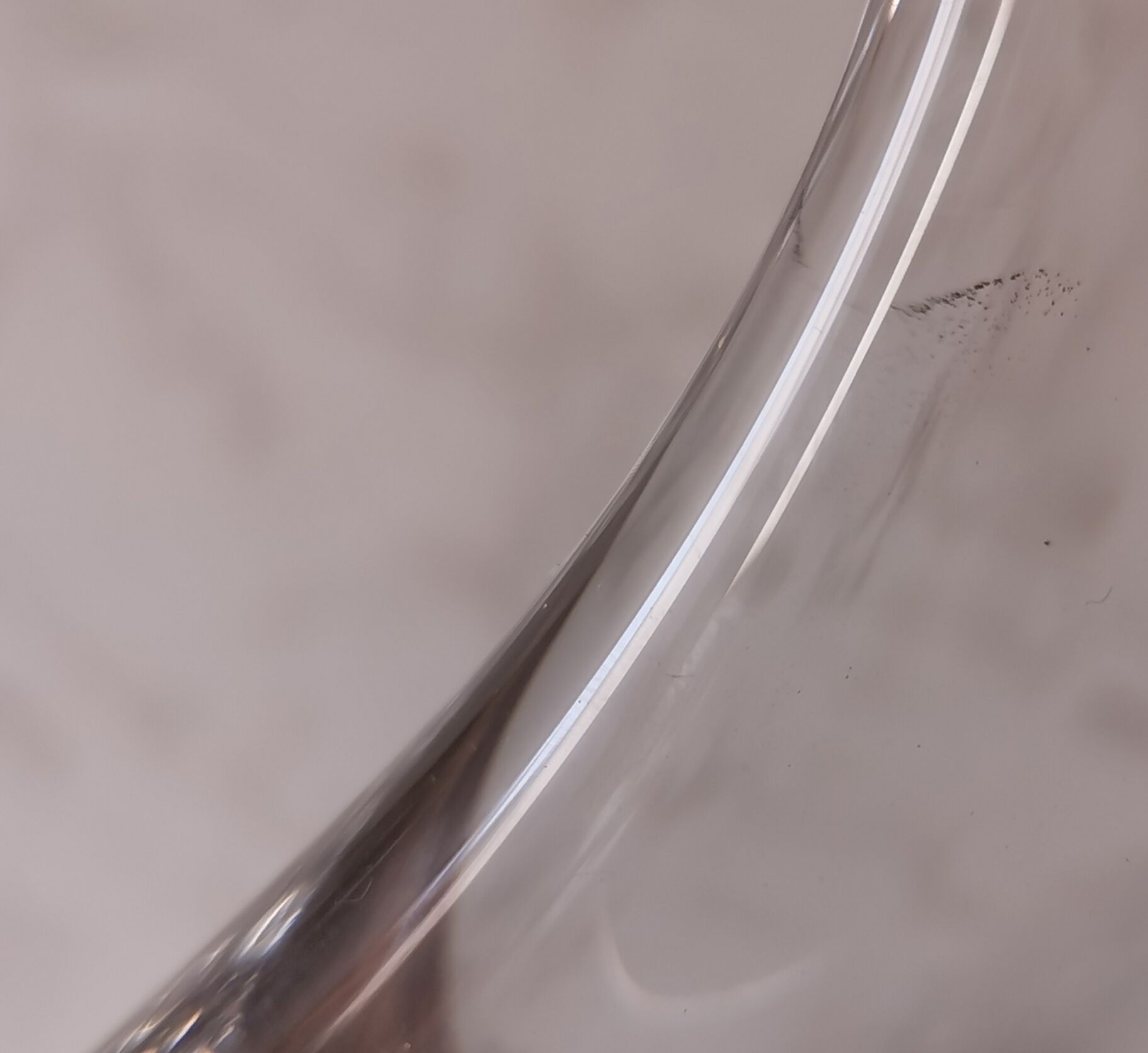 Pair of candle holders two crystal branches