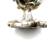 Wiskeman, pair of rococo chandelier, silver metal