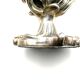 Wiskeman, pair of rococo chandelier, silver metal