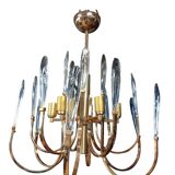 6-Light Gold Chandelier