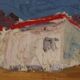 Swedish Oil on Canvas – “Boat” by Thord Leonard – Vintage & Framed