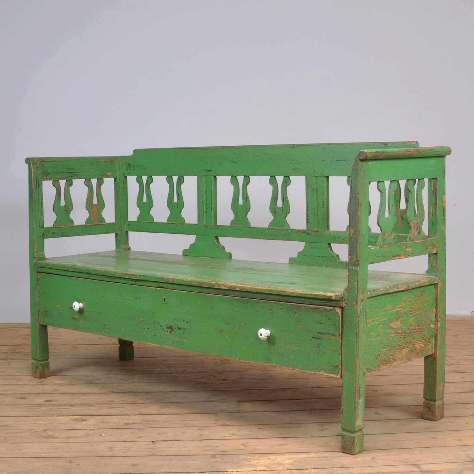 Antique box bench, 1920's