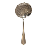 Scallop spoon, silver metal