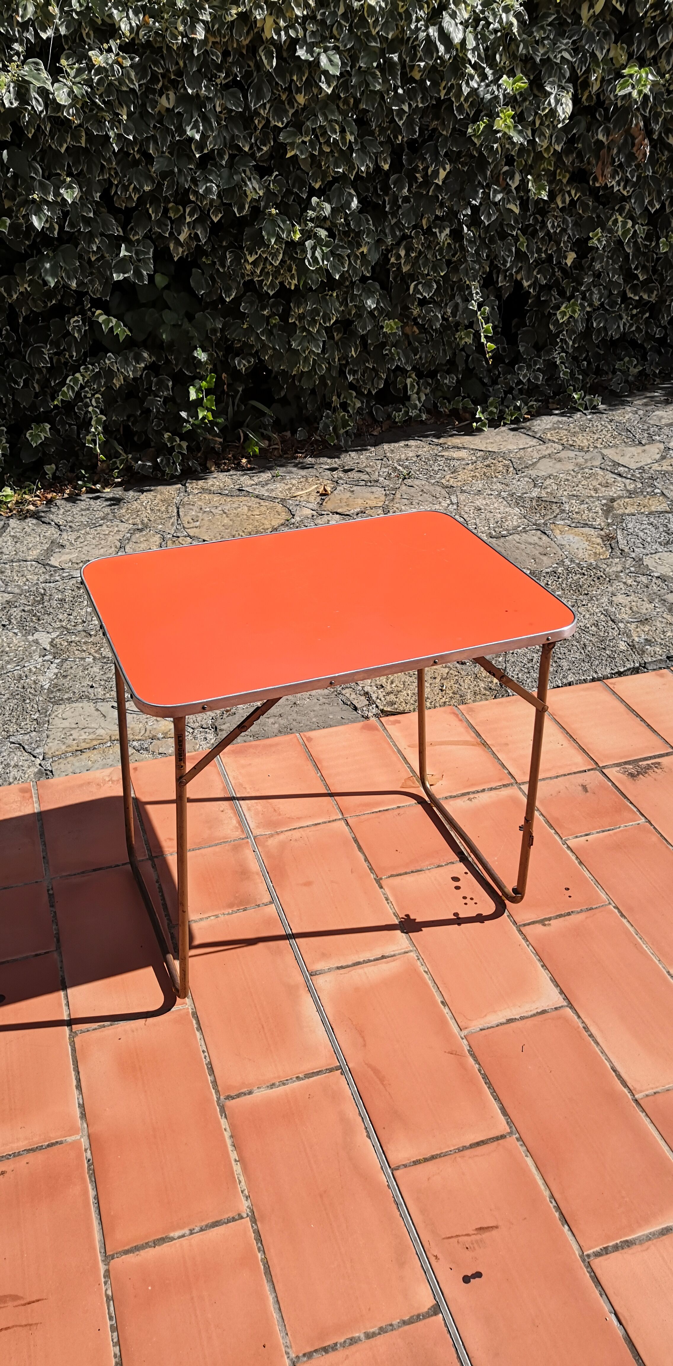 Vintage lafuma camping table 70s