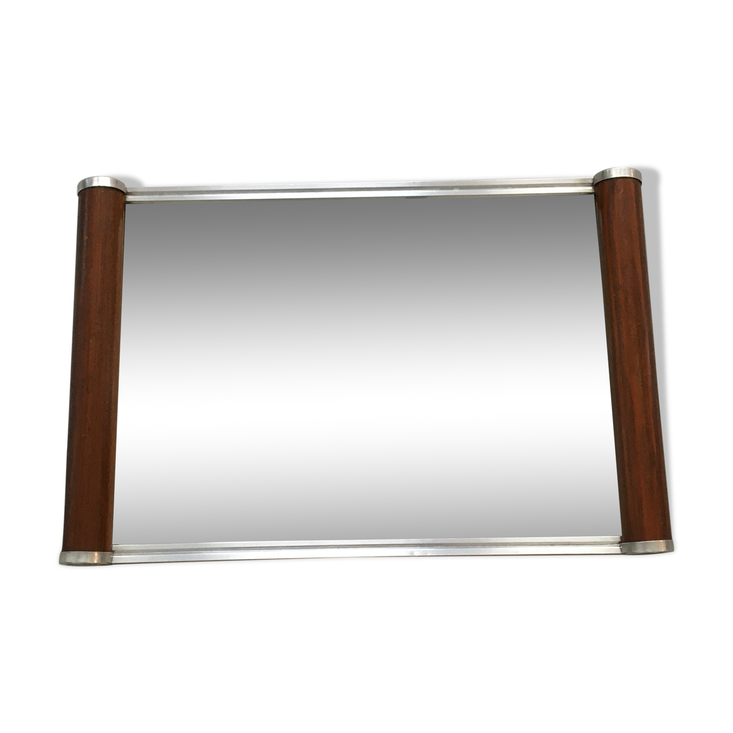 Rectangular mirror top art deco 25 x 37cm