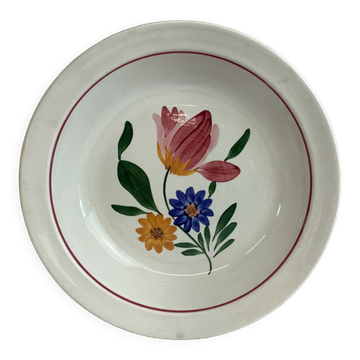 Old hollow dish made in France Digoin Sarreguemines