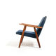 GE-260  Easychair in Oak by Hans J. Wegner 1950s