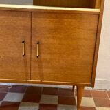 Vintage Scandinavian design display cabinet