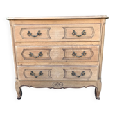 Commode 3 tiroirs style Louis XV en chêne