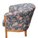 Satin Fabric Basket Chair