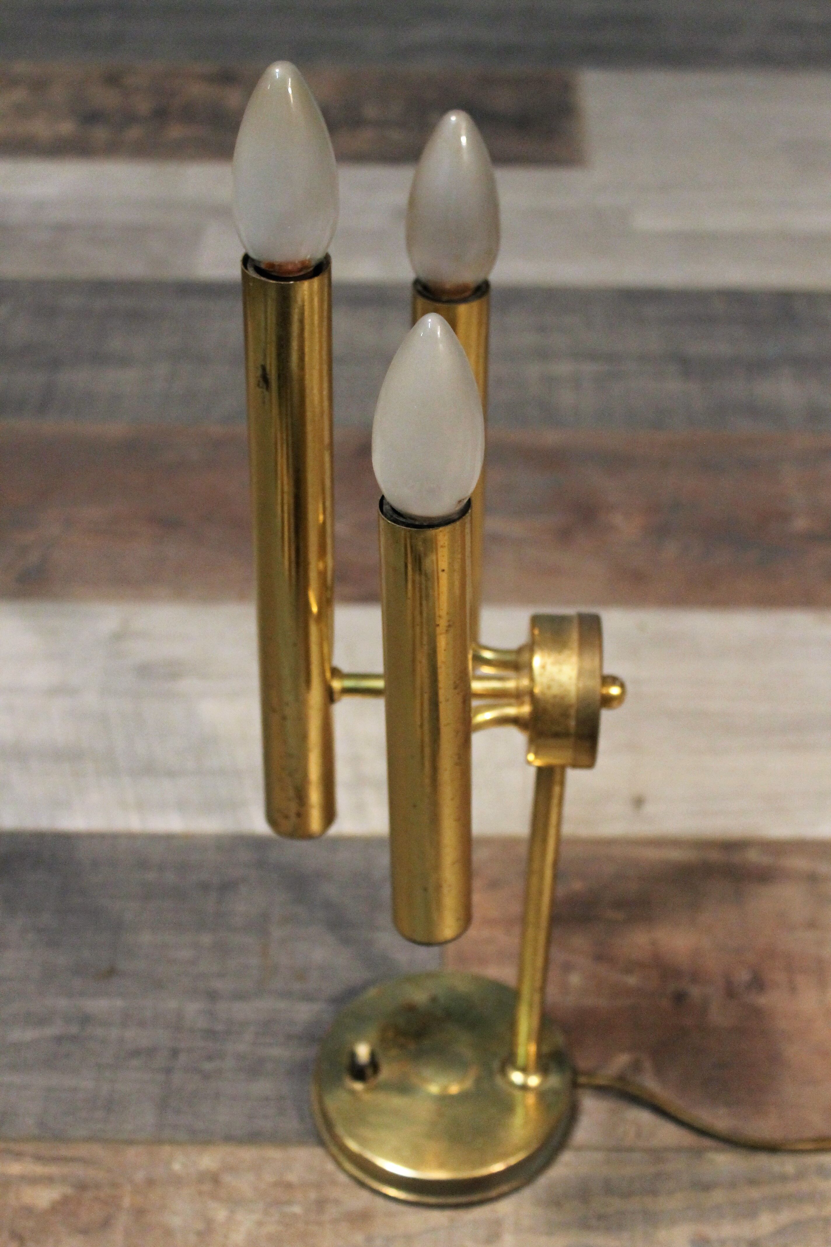 Lampe "Tube" 3 feux 1960