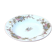 Old hollow dish Polychrome earthenware Floral decoration Diameter: 255mm