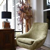 Swivel shell armchairgreen Khaki