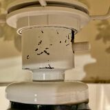 Paire de lampes verre Design scandinave 1950.