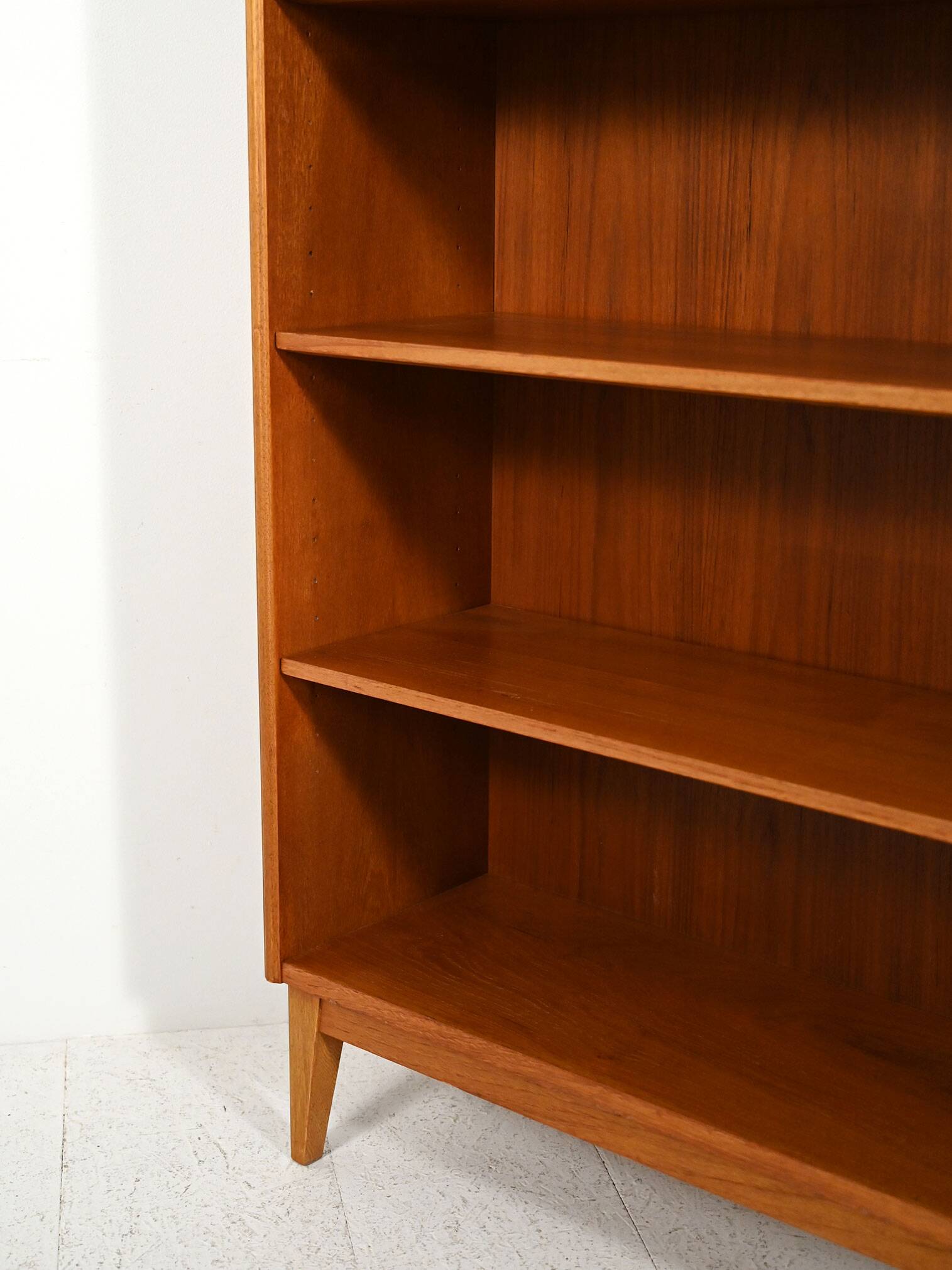 Scandinavian teak bookcase by Ferdinand Lundquist, 1960s