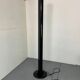 Italian iconic black Artemide Megaron uplighter floor lamp 1980s