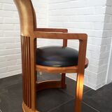 Pair of chairs 606 Barrel of Frank Lloyd Wright, edited by Cassina