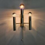 Set of Two Rare Midcentury Wall Lamp, Gaetano Sciolari, Italy, 1970s