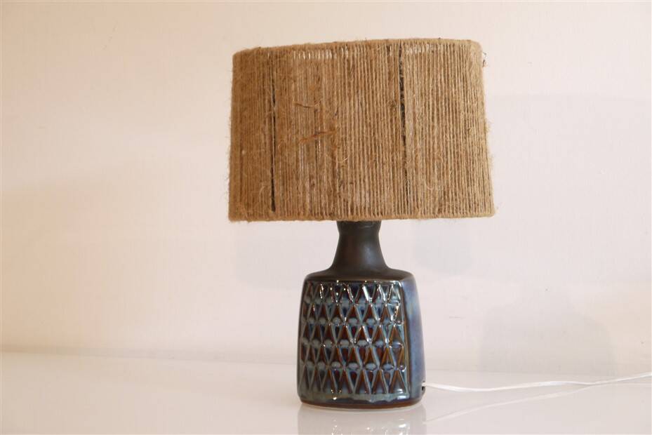 Lampe danoise en ceramique de Einar Johansen 1960