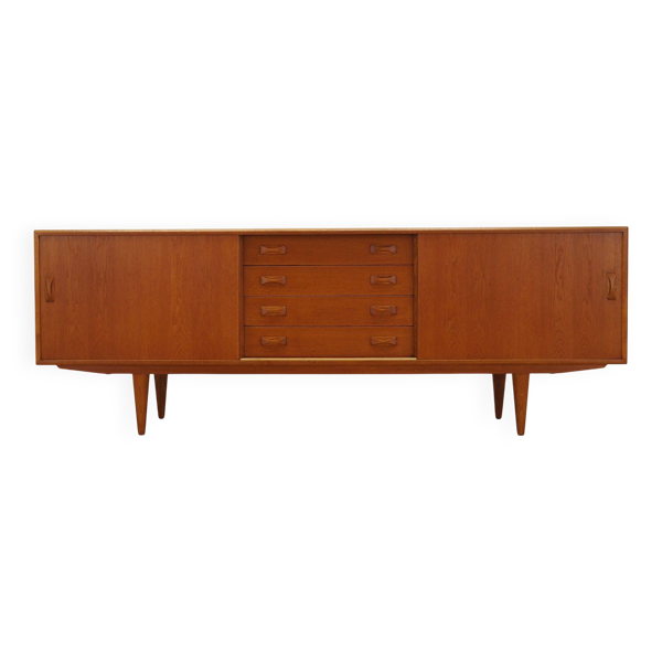 Enfilade en frêne, design danois, années 1960, fabricant : Clausen & Søn