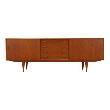 Enfilade en frêne, design danois, années 1960, fabricant : Clausen & Søn