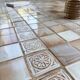 Dining table tiled 1950 dlg Capron