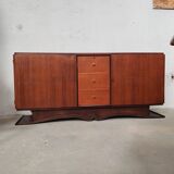 Enfilade art deco in vintage rosewood