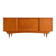 Vintage enfilade from the 50s-60s in geometric fan marquetry.