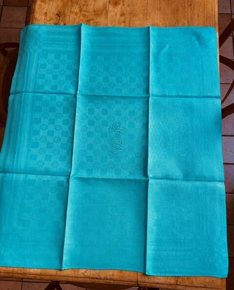 6 serviettes damassées