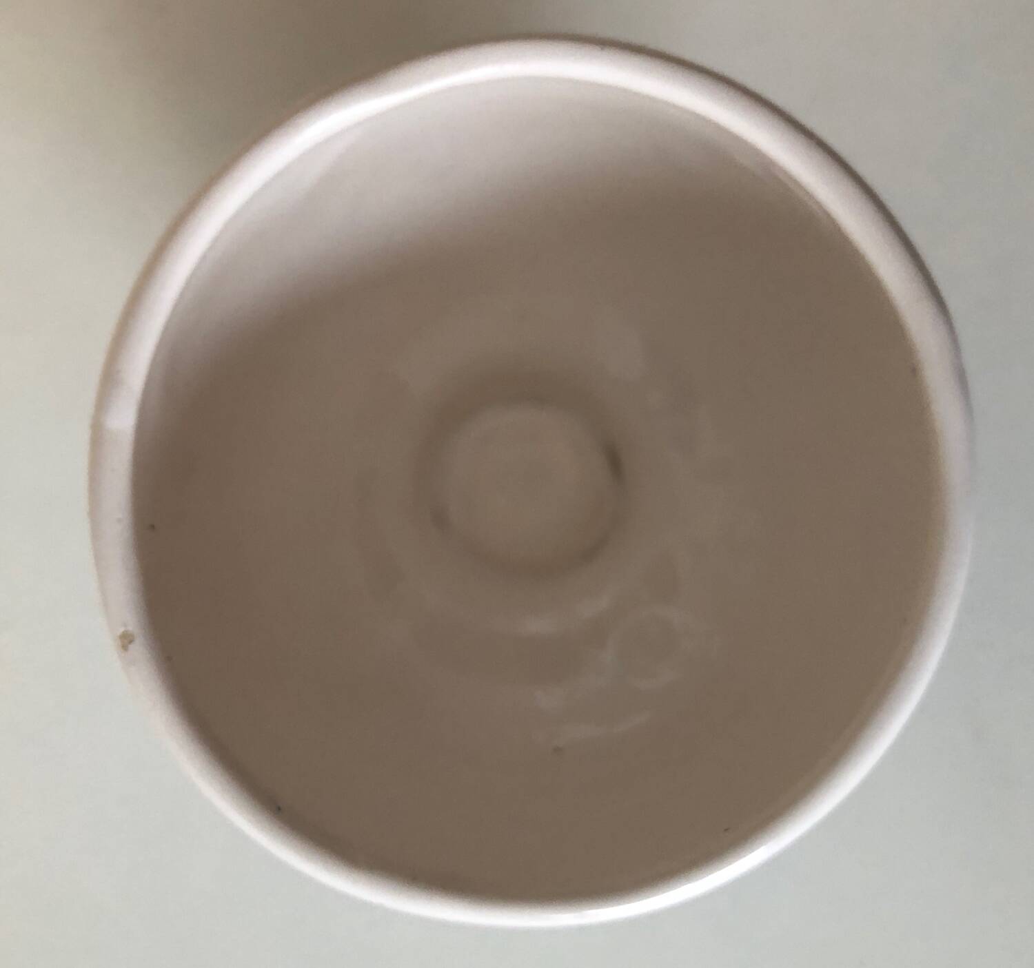 White ceramic footed bowl