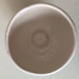 White ceramic footed bowl