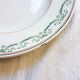 Set of 6 flat plates Saint Amand Blue white red Iron Earth