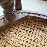 Série 4 chaises bistrot cannage Fischel n019