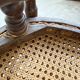 Set of 4 Fischel cane bistro chairs n019