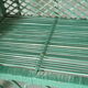 Vintage mint green wicker bookcase