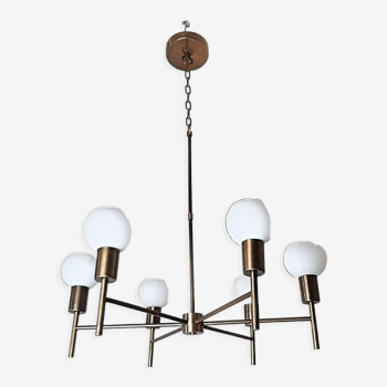 Mid century modern chandelier 6 cups