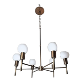 Mid century modern chandelier 6 cups