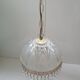 Large vintage ball chandelier with tassels