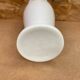Old White Opaline Soliflore Vase Vintage Corolla Neck