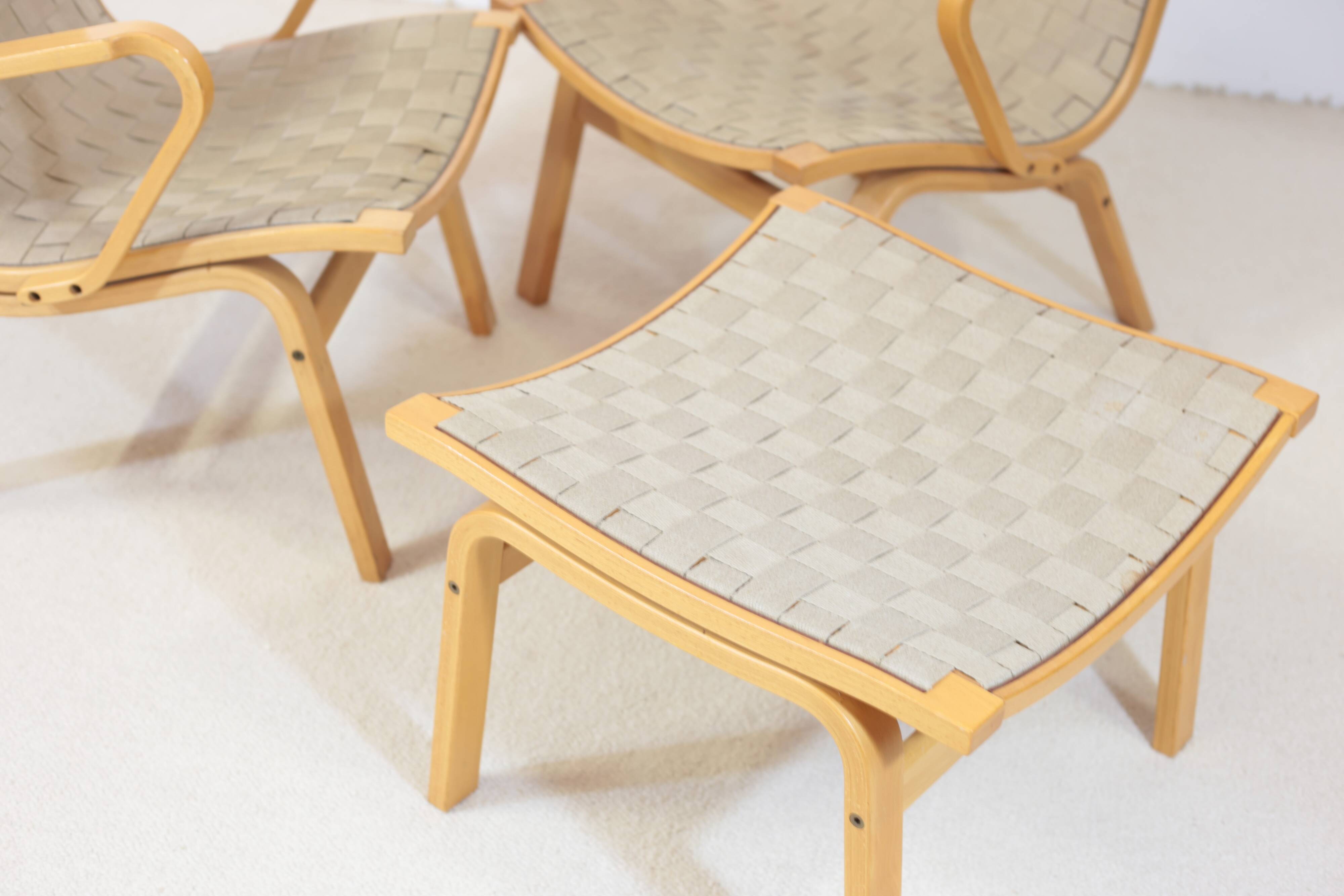 Finn Ostergaard armchairs and ottoman